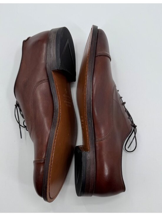Allen Edmonds Park Avenue Cap-Toe Oxford Brown Leather 12M Men’s Dress Shoes